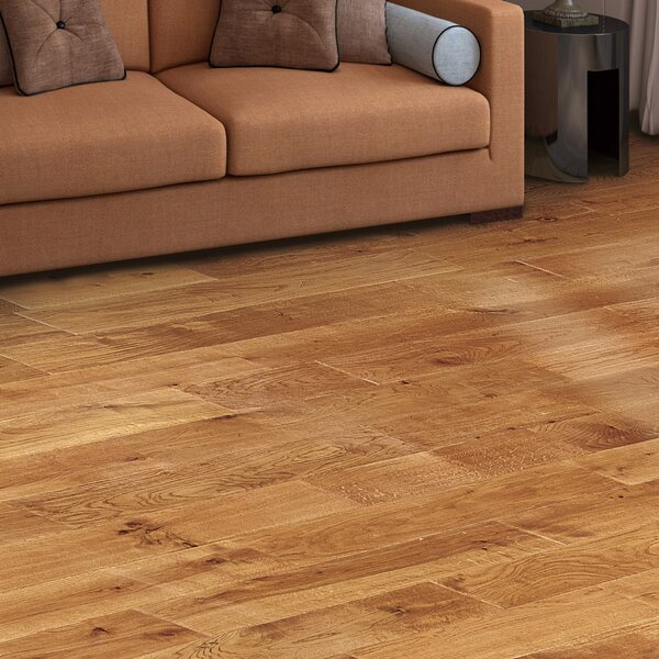 Albero Valley Orchard Oak 3/4" Thick x 3" Wide x Varying Length Solid Hardwood Flooring Wayfair